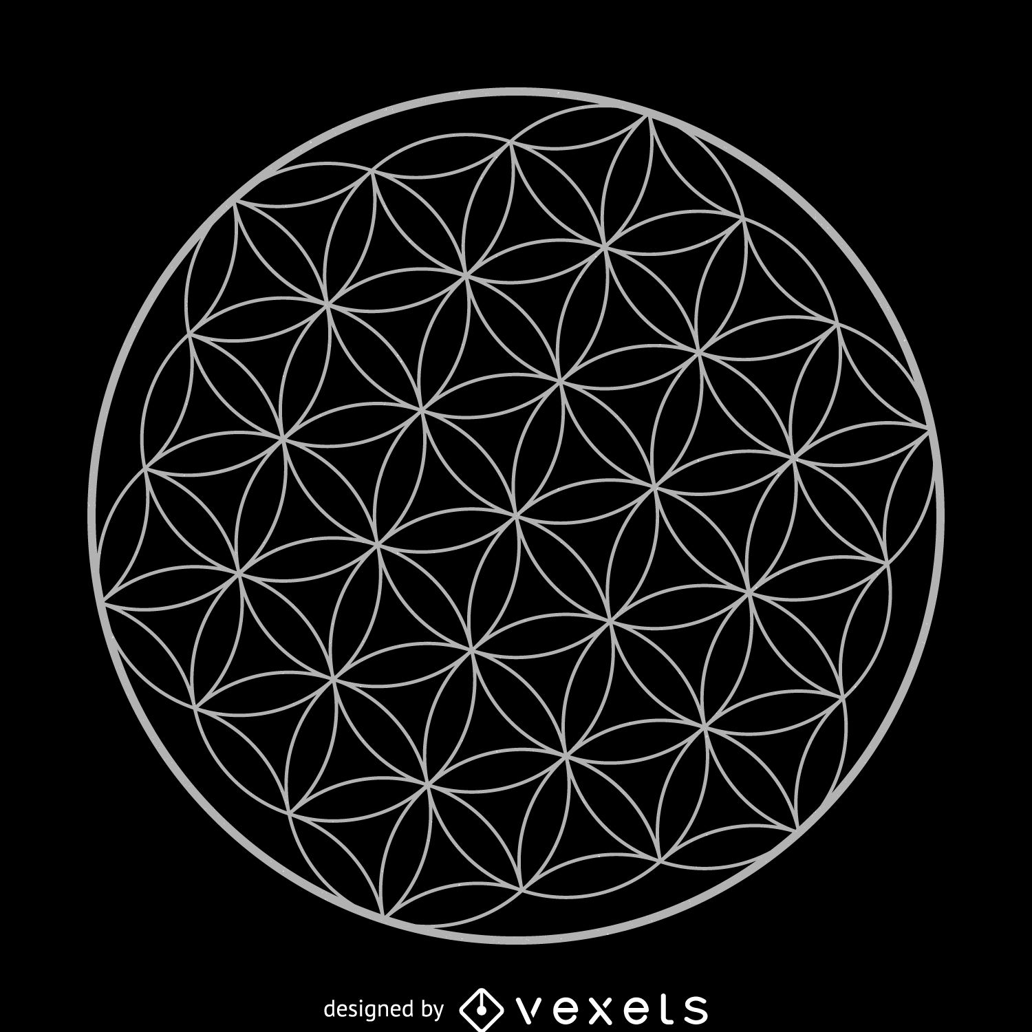 Flower Of Life Vector at GetDrawings | Free download