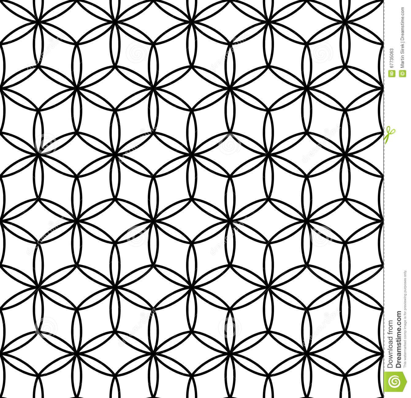 1341x1300 Vector Modern Seamless Sacred Geometry Pattern Flower Of Life