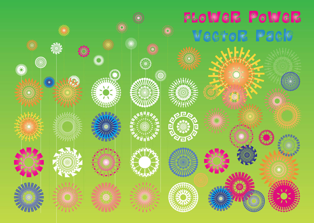 1024x728 Flower Power Vector Vector Art Amp Graphics