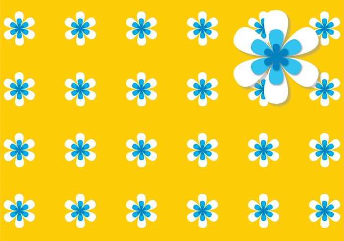700x490 Flower Power Background Vector Pack