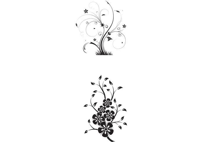 700x490 Free Floral Swirls Vectors