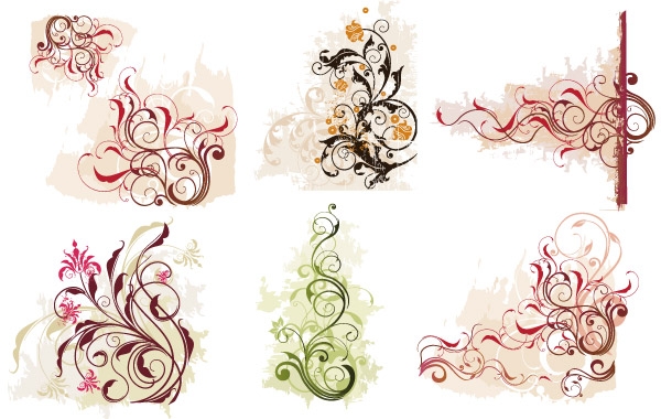 600x380 Swirl Flower Vector 1 Vector Free Download