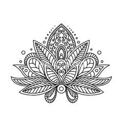 236x248 Lotus Flower Tattoo Vector