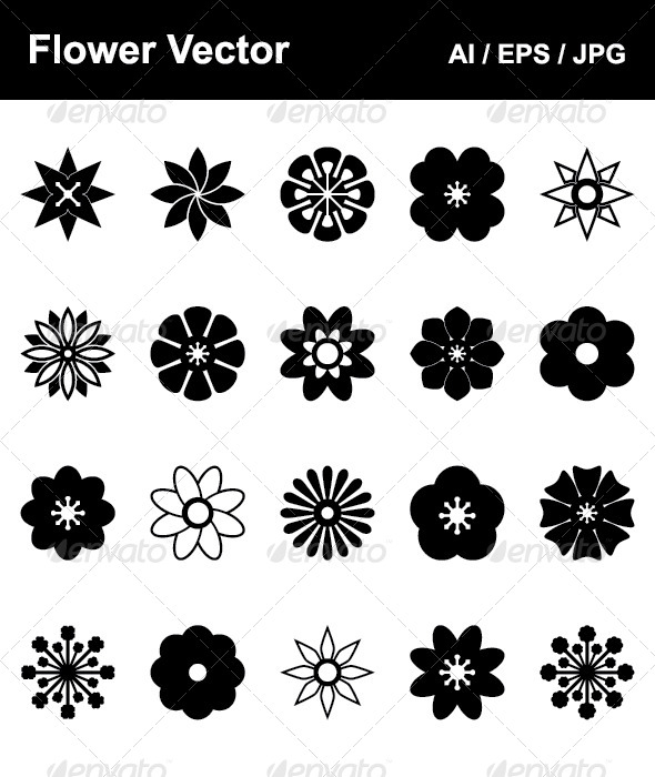 590x700 Flower Vector By Tzubasa Graphicriver
