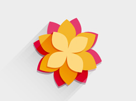 270x200 Free Floral Vector Graphics