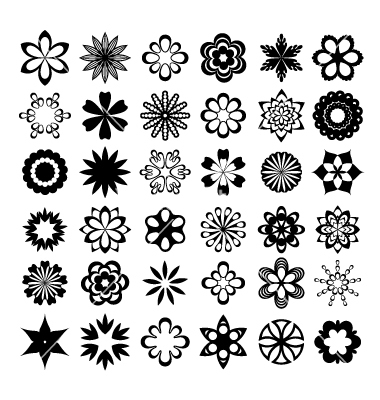 380x400 Graphic Flower Vector