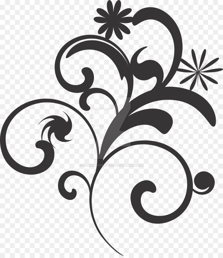 900x1040 Flower Black And White Clip Art