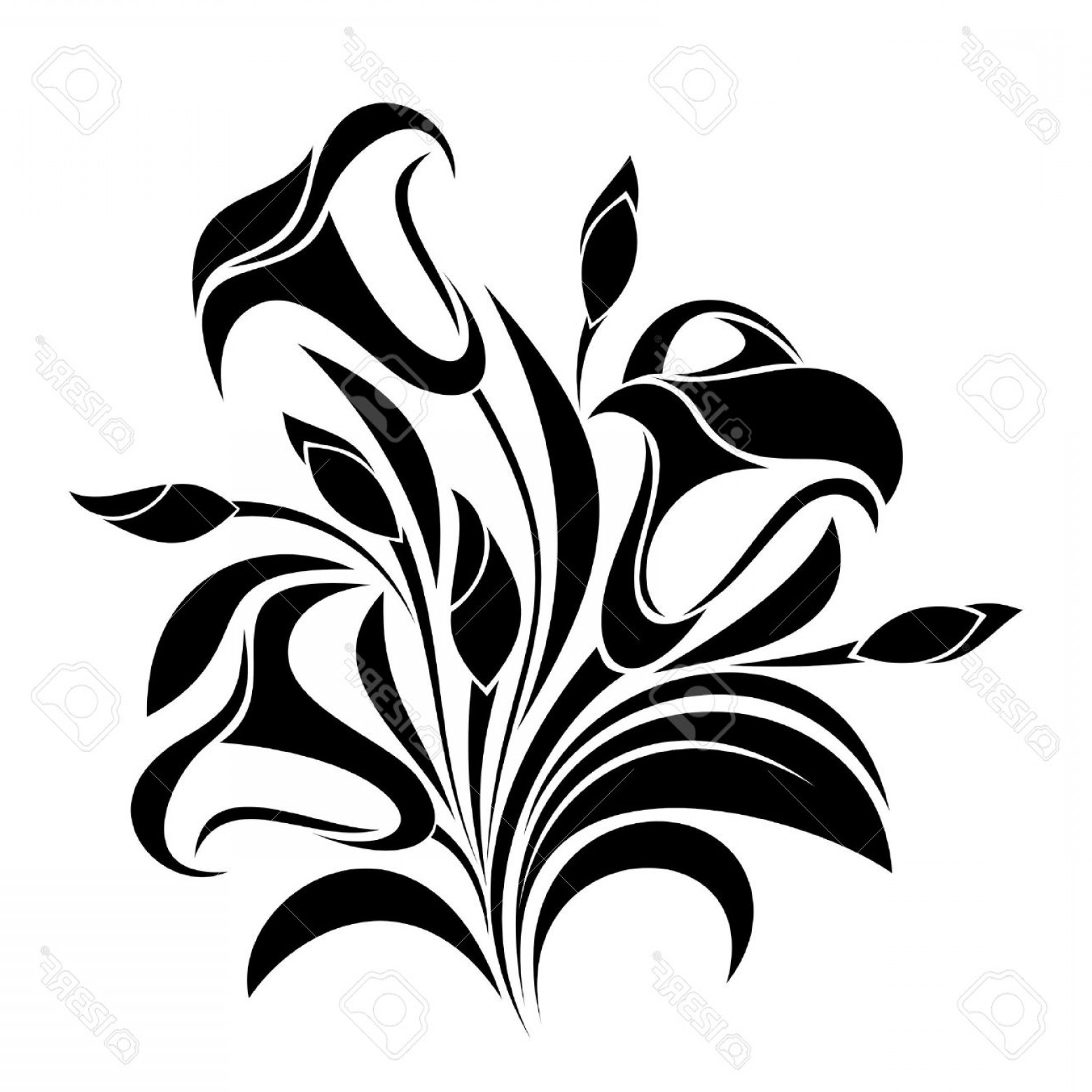 1560x1560 Abstract Flower Vector Shopatcloth