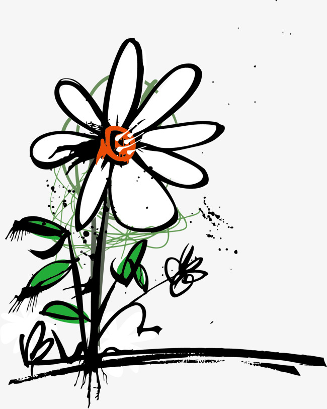 650x813 Vector Flowers, Flowers, Splash, Broad Brush Png And Vector For