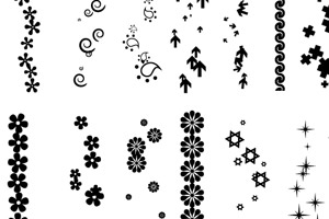 300x200 A Huge Compilation Of 60 Free Illustrator Brushes