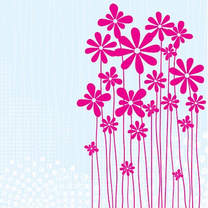 420x420 Free Flower Meadow Card Vector Graphic Free Vector Graphics