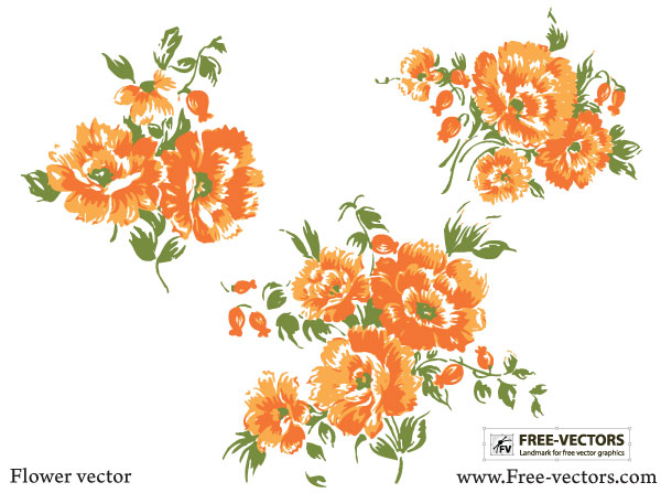 600x447 Free Flower Vector By Free Vectors