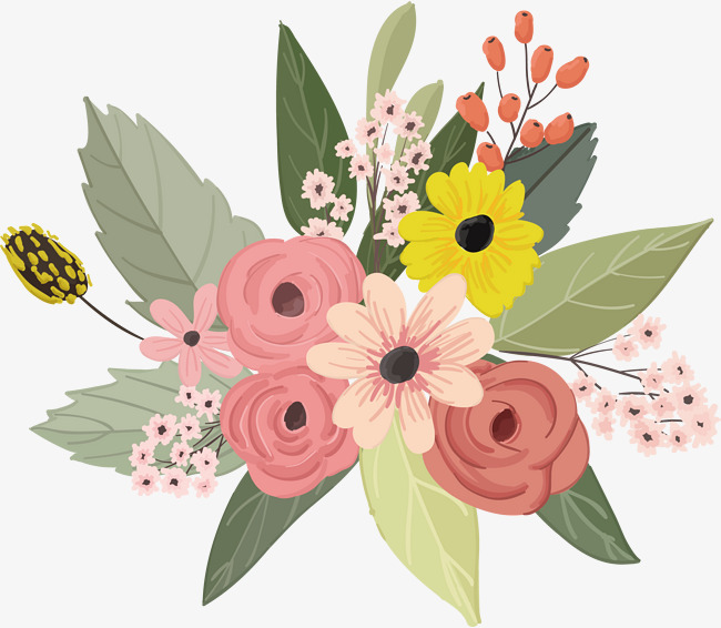 650x566 Watercolor Flower Vector, Hand, Colour, Watercolor Png And Vector