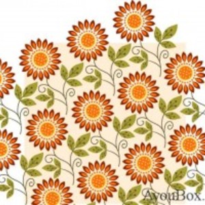 300x300 Free Flower Vector Background2