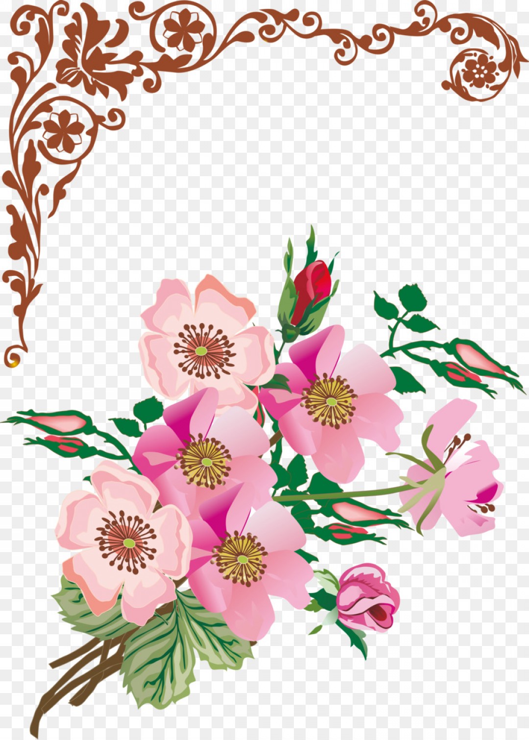 1080x1512 Png Floral Design Flower Vector Flower Geekchicpro