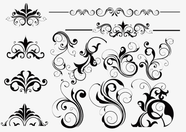 650x461 Vine Pattern Collection, Flower Vine, Vector, Pattern Png And