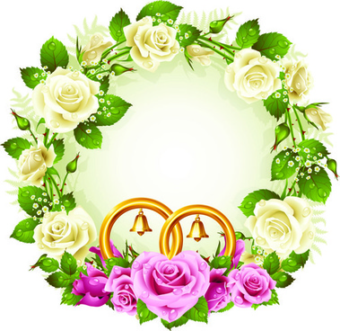 379x368 Flower Wreath Vector Free Vector Download (10,773 Free Vector) For