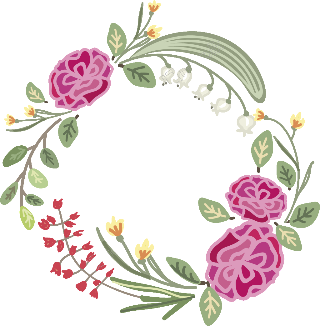 1024x1043 Wreaths Vector Floral ~ Frames ~ Illustrations ~ Hd Images ~ Photo