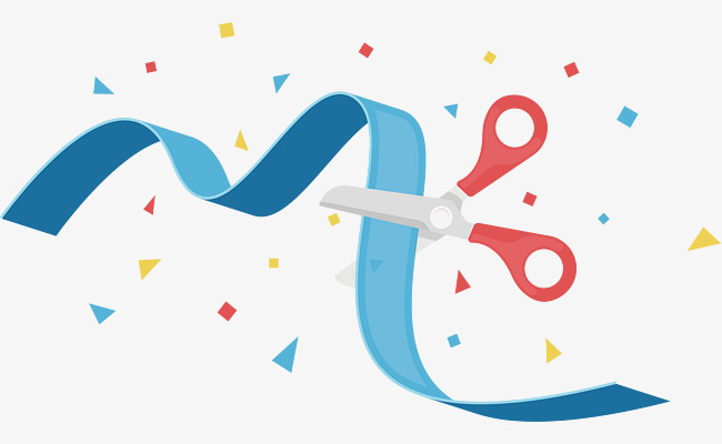 650x400 A Flowing Blue Ribbon, Blue Vector, Ribbon Vector, Vector Png Png