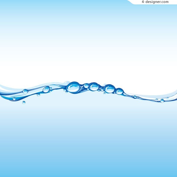 600x600 4 Designer Flowing Water Vector Material