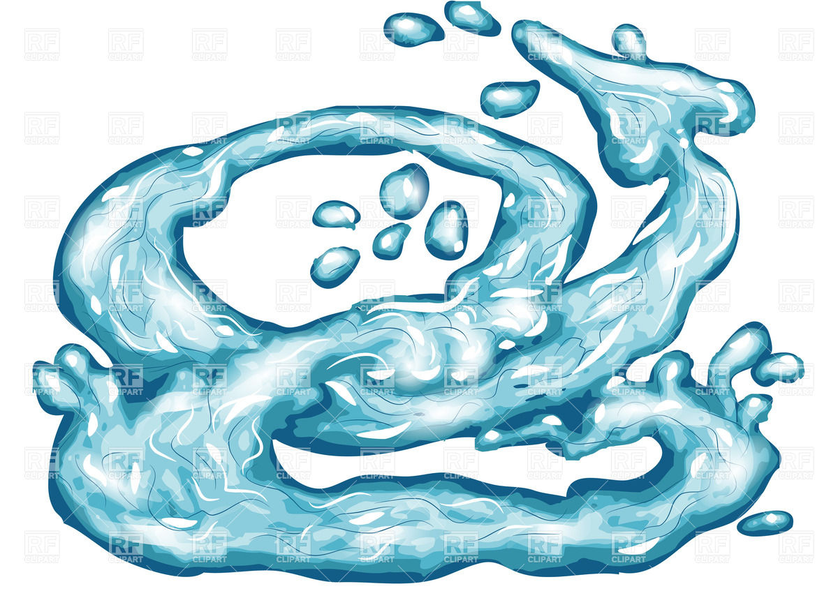 1200x847 Abstract Flowing Water Vector Image Vector Artwork Of