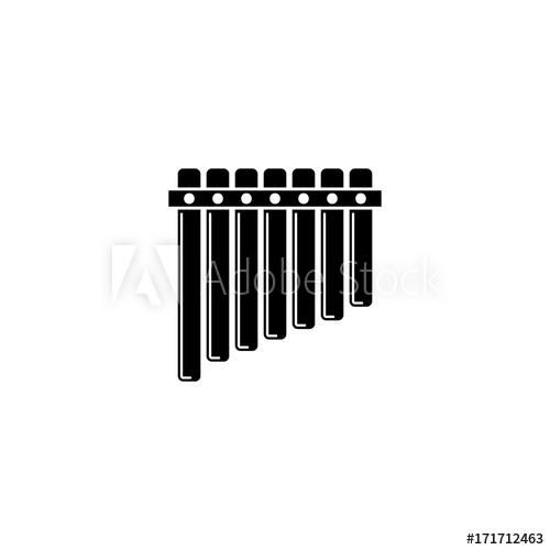 500x500 Pan Flute Vector Icon