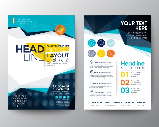 626x500 Brochure Template Design Vector Free Download