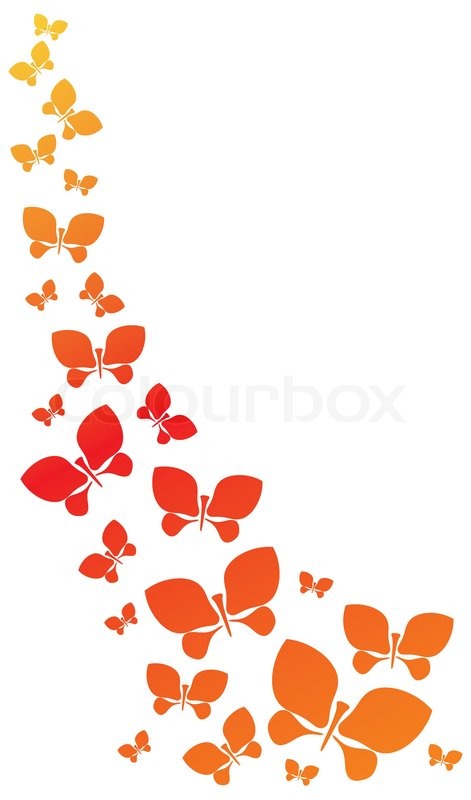 471x800 Flying Butterflies Stock Vector Colourbox