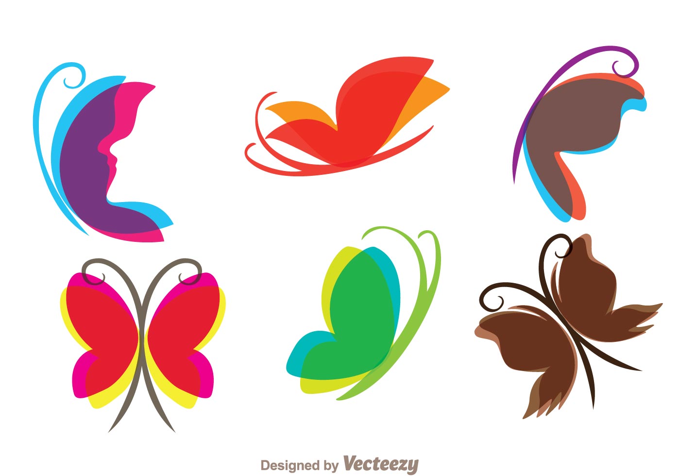 1400x980 Flying Butterfly Free Vector Art