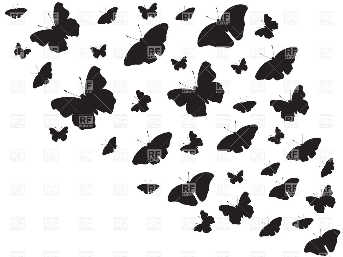 1200x900 Flying Butterflies Background Vector Image Vector Artwork Of