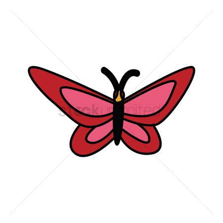450x450 Free Flying Butterfly Vector Stock Vectors Stockunlimited
