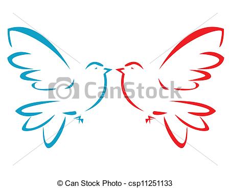 450x367 Vector Illustration Of Flying Dove Vectors