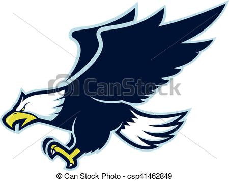 450x356 Mexican Flag Eagle Vector Flying Eagle Mascot Clipart Picture Of A