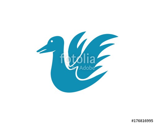 500x400 Flying Goose Icon Stock Image And Royalty Free Vector Files On
