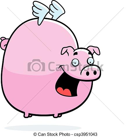 450x470 Flying Pig Clipart Group With Items