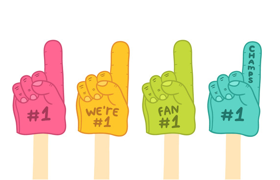 572x368 1 Foam Finger Vector Free Vector Download In .ai, .eps, .svg Format