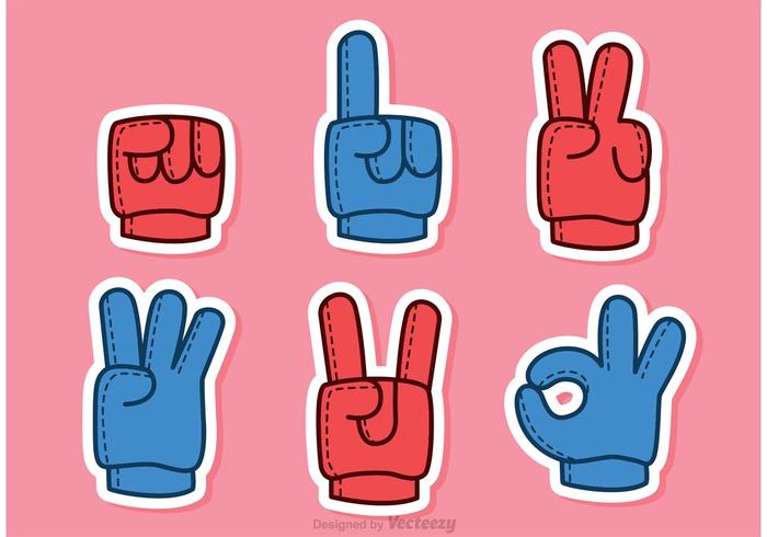 700x490 Finger Foam Vectors