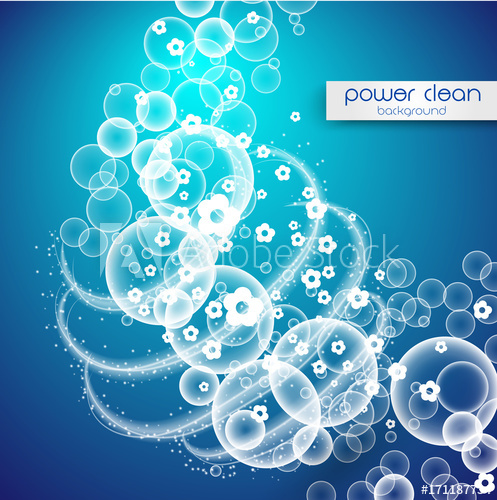 497x500 Packaging Design Template For Washing Powder. Super Clean. Soap