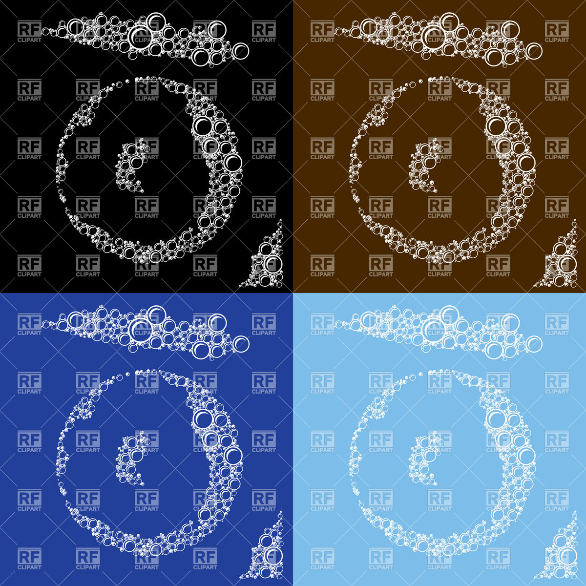 1200x1200 Bubbles Or Foam Texture Vector Image Vector Artwork Of