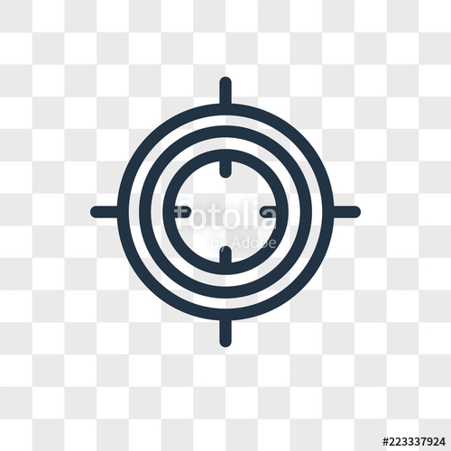 500x500 Focus Vector Icon Isolated On Transparent Background, Focus Logo
