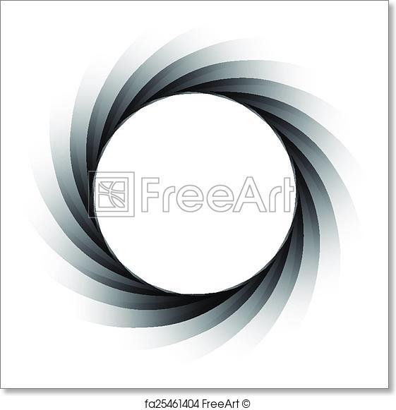 561x581 Free Art Print Of Vector Aperture
