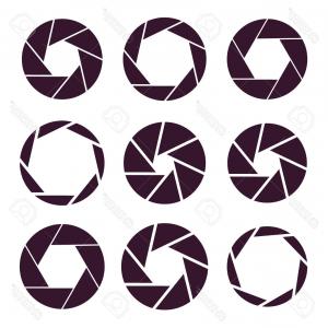 300x300 Photostock Vector Vector Camera Shutter Apertures Photography