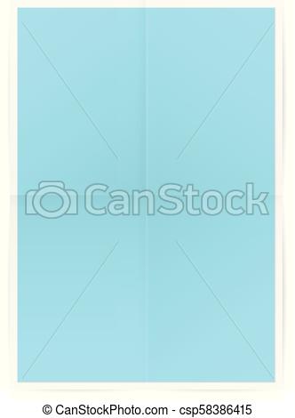 332x470 Folded Paper On A White Background. Vector Illustration.