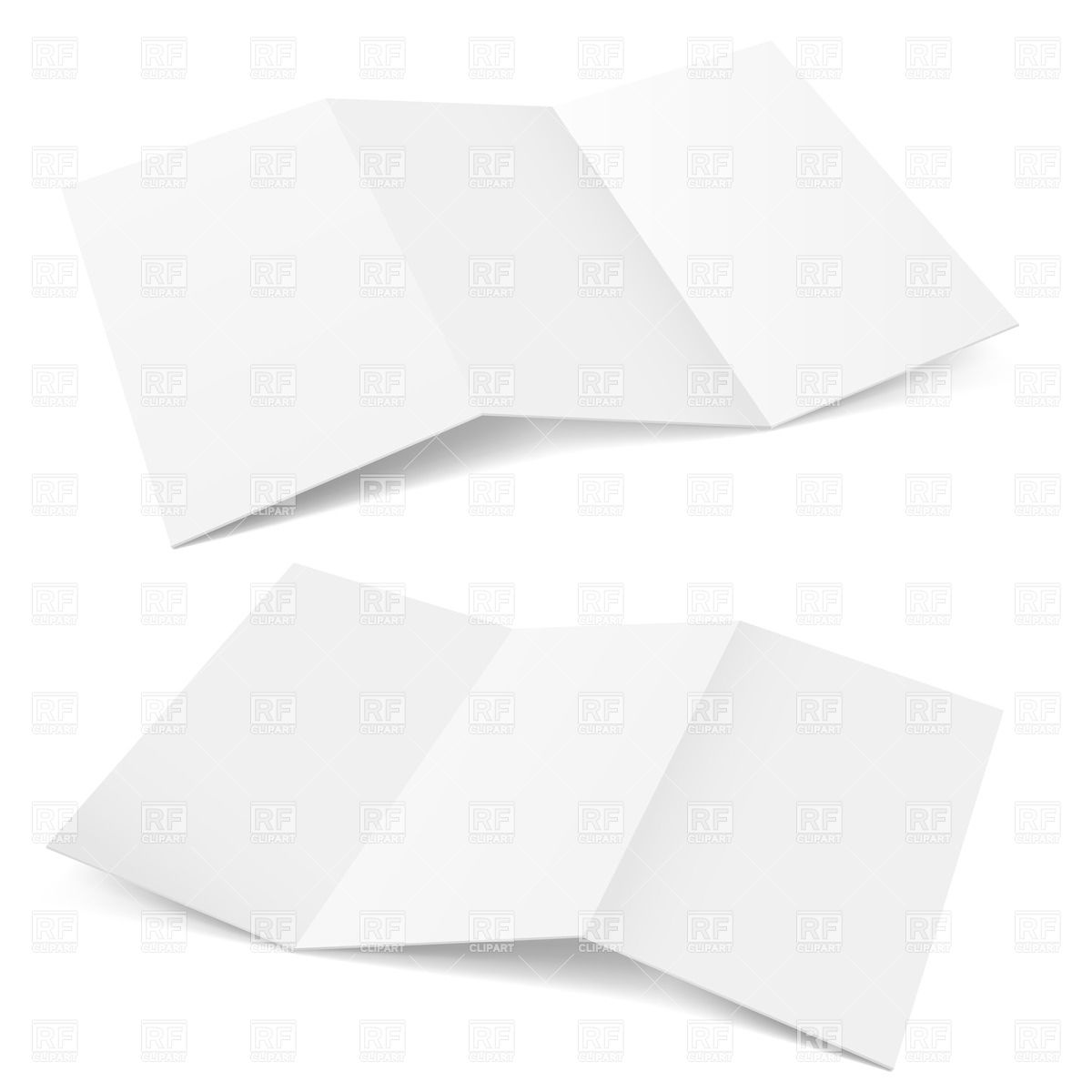 1200x1200 Folded Paper Sheets Vector Image Vector Artwork Of Objects
