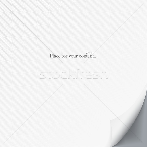 600x600 Vector Folded Sheet Of Paper. Vector Illustration Expressvectors