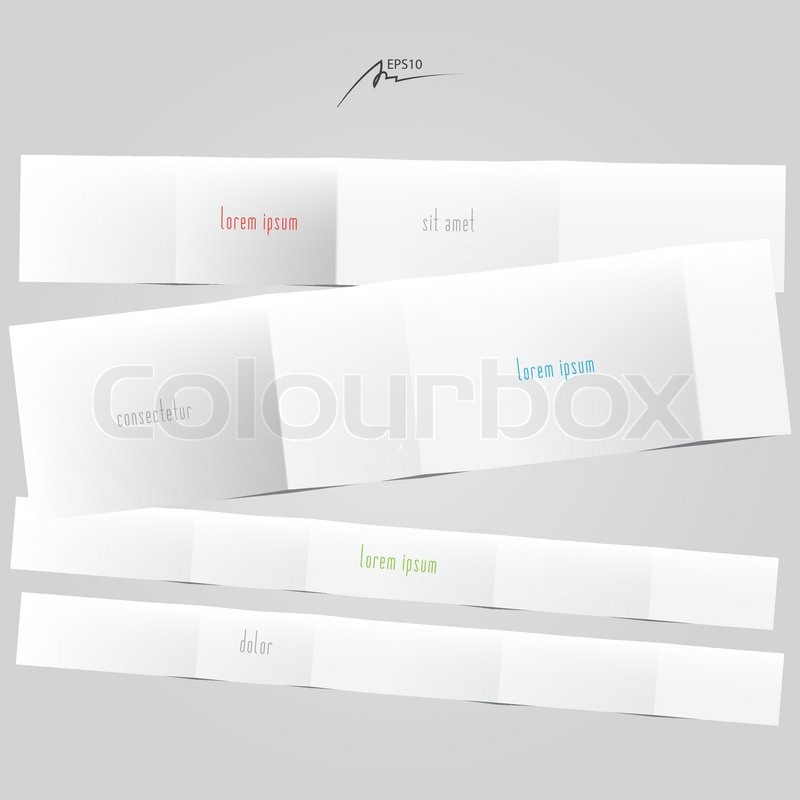 800x800 Empty Folded Paper