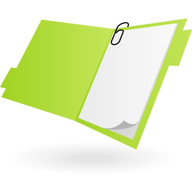 660x660 Office Folder Vector Clip Art
