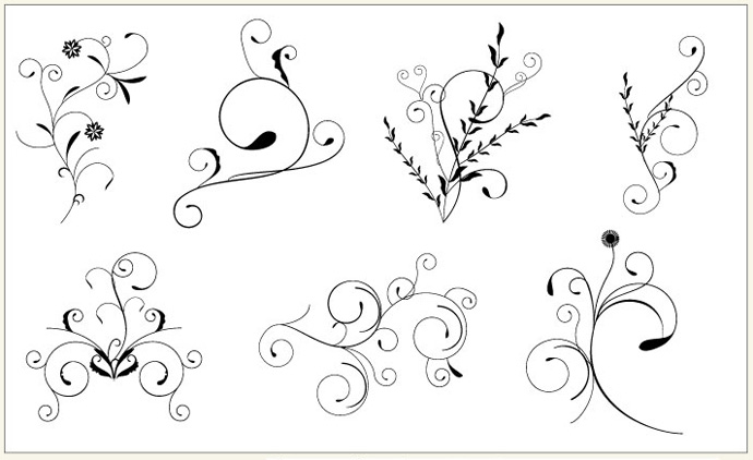 690x422 7 Foliage Vector Set Webbyarts