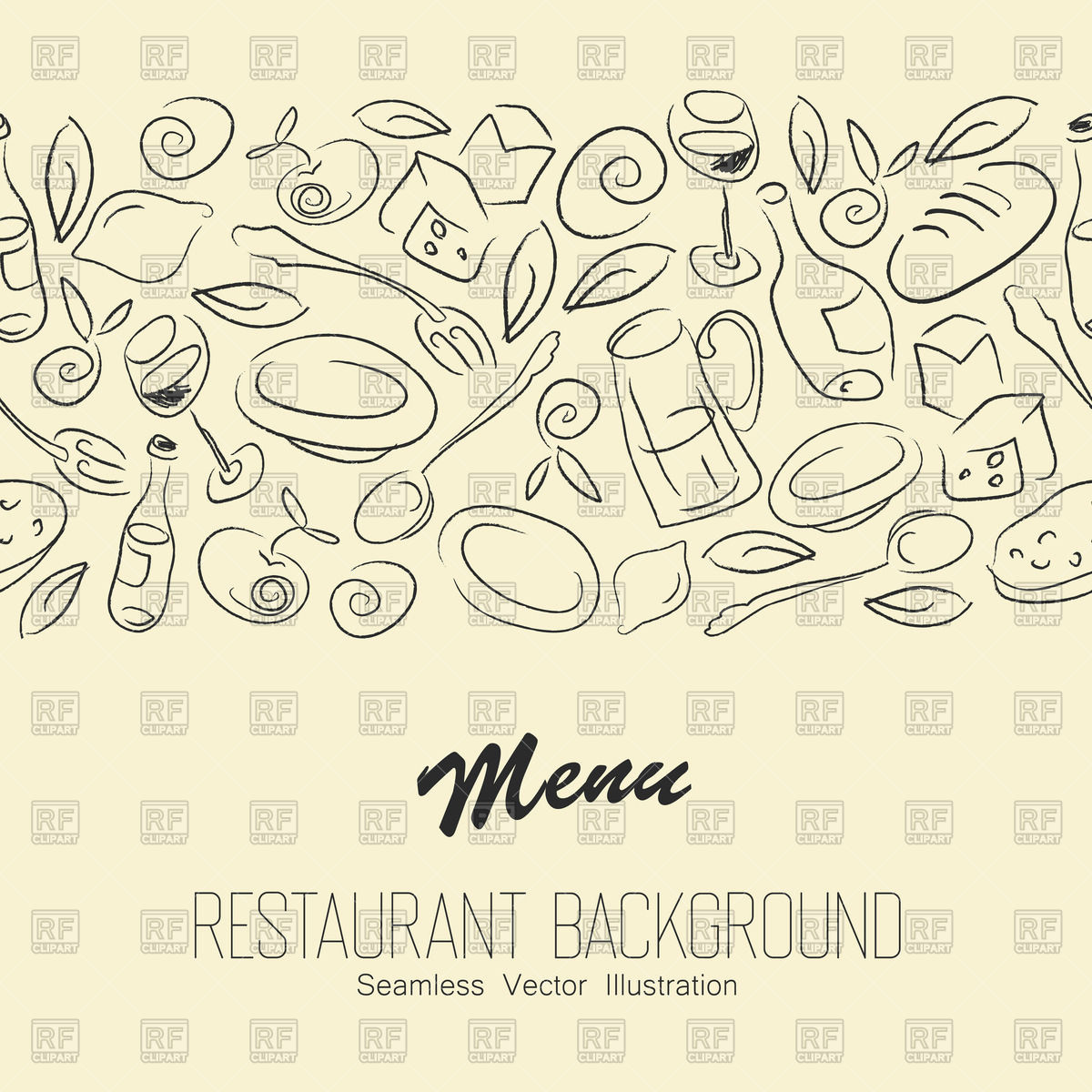 1200x1200 Seamless Restaurant Background