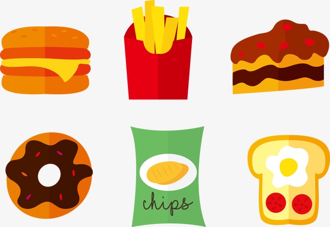 650x448 Flat Fast Food Icon, Food Vector, Icon Vector, Vector Png And